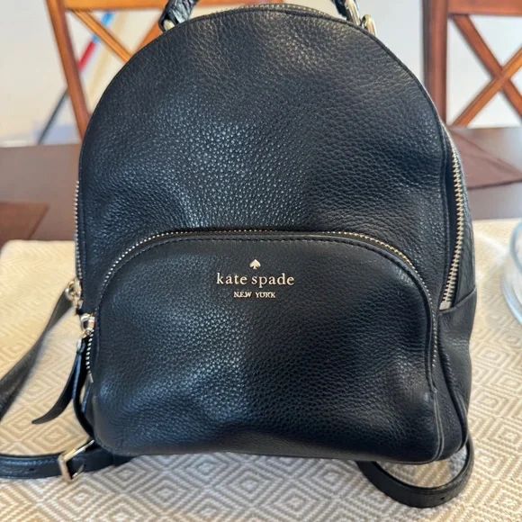 Black Kate Spade mini backpack - Picture 2 of 7